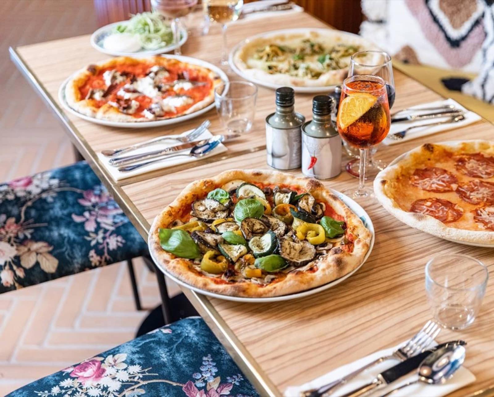 Dinner table at Mama Shelter Roma